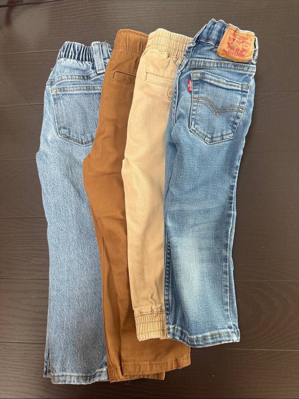 Lot of 4 Kids Jeans Size 2T– Mixed Brands – Great Condition